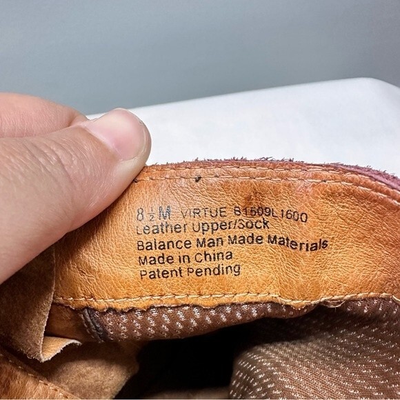 Naya virtue leather bootie boots womens 8.5 earthy red and so soft! - Picture 7 of 8